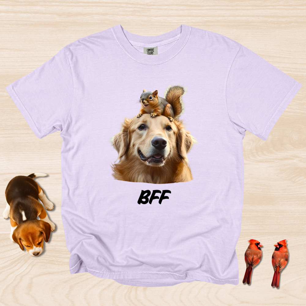Cute Dog and Squirrel Shirt - BFF