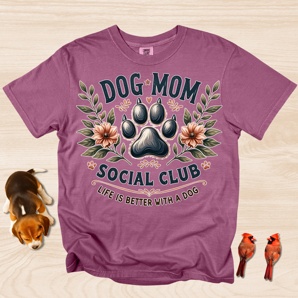 Dog Mom Ocial Club - Berry