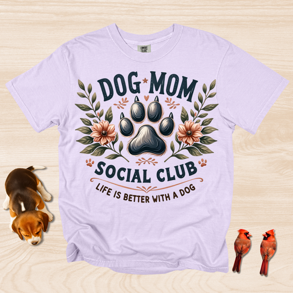 Dog Mom Ocial Club - Orchid