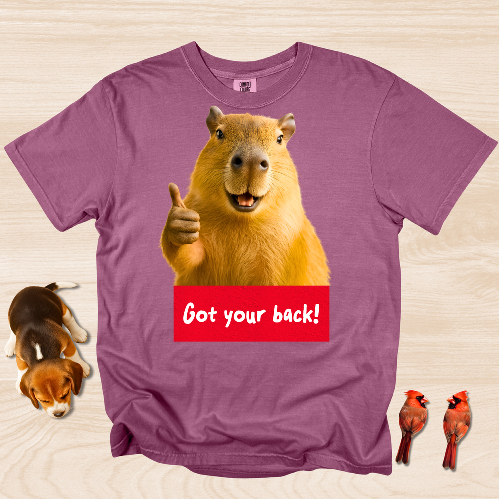 Capybara Inspirational Got Your Back Shirt