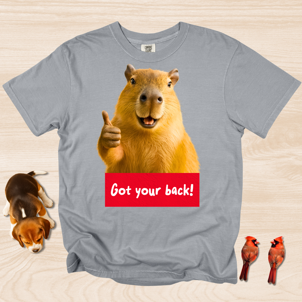Capybara Inspirational Got Your Back Shirt