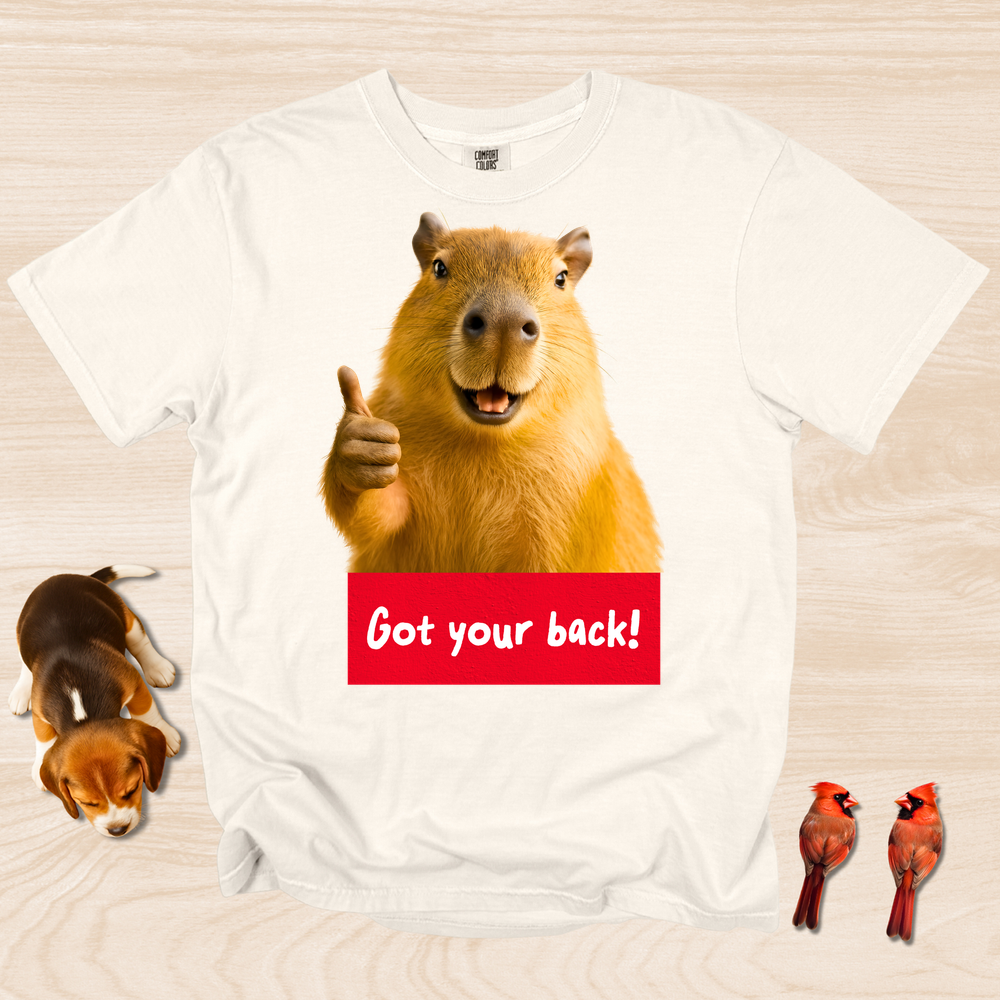 Capybara Inspirational Got Your Back Shirt