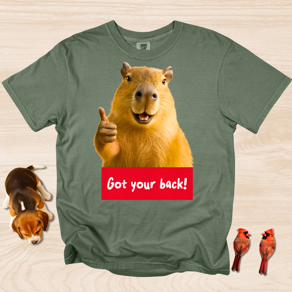 Capybara Inspirational Got Your Back Shirt