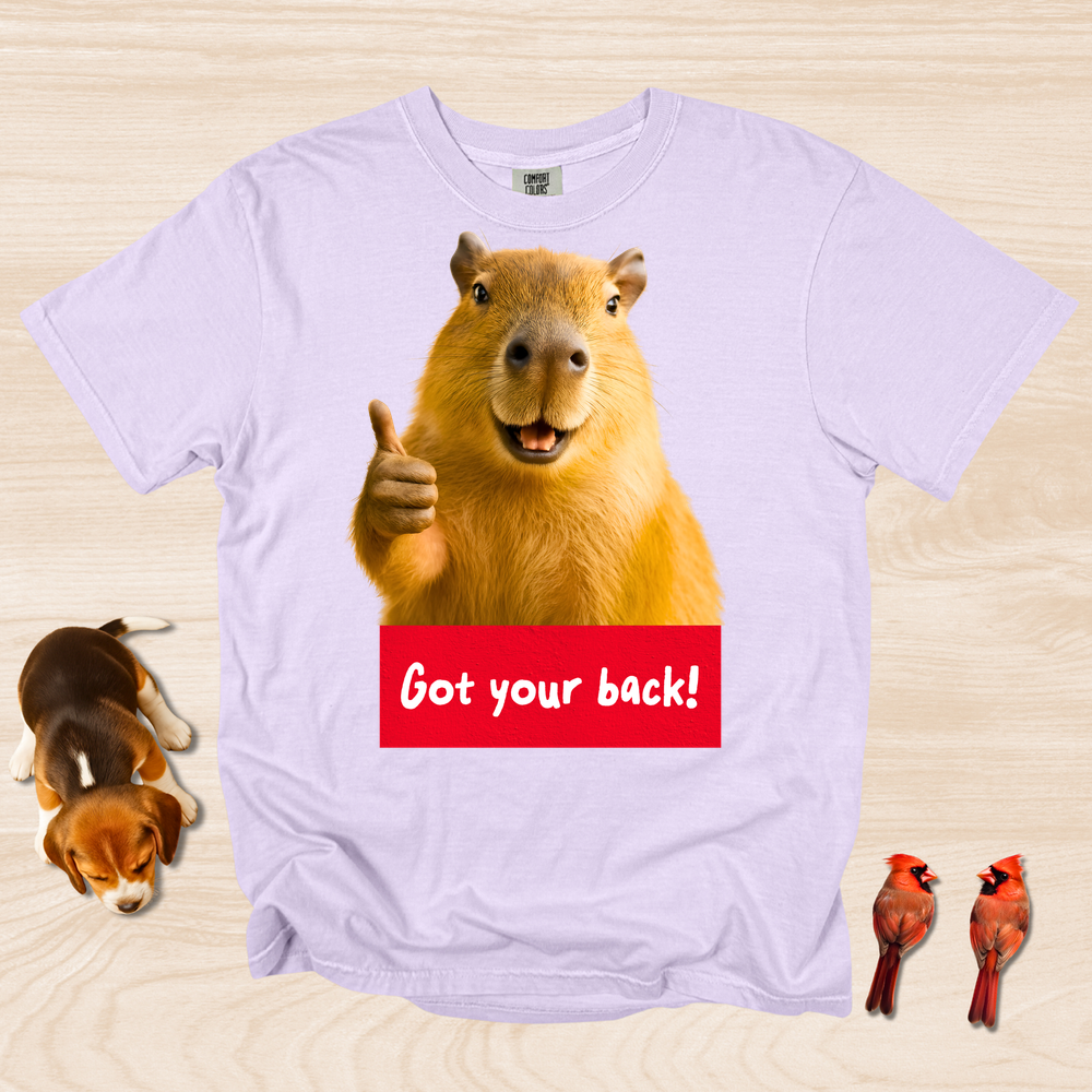 Capybara Inspirational Got Your Back Shirt
