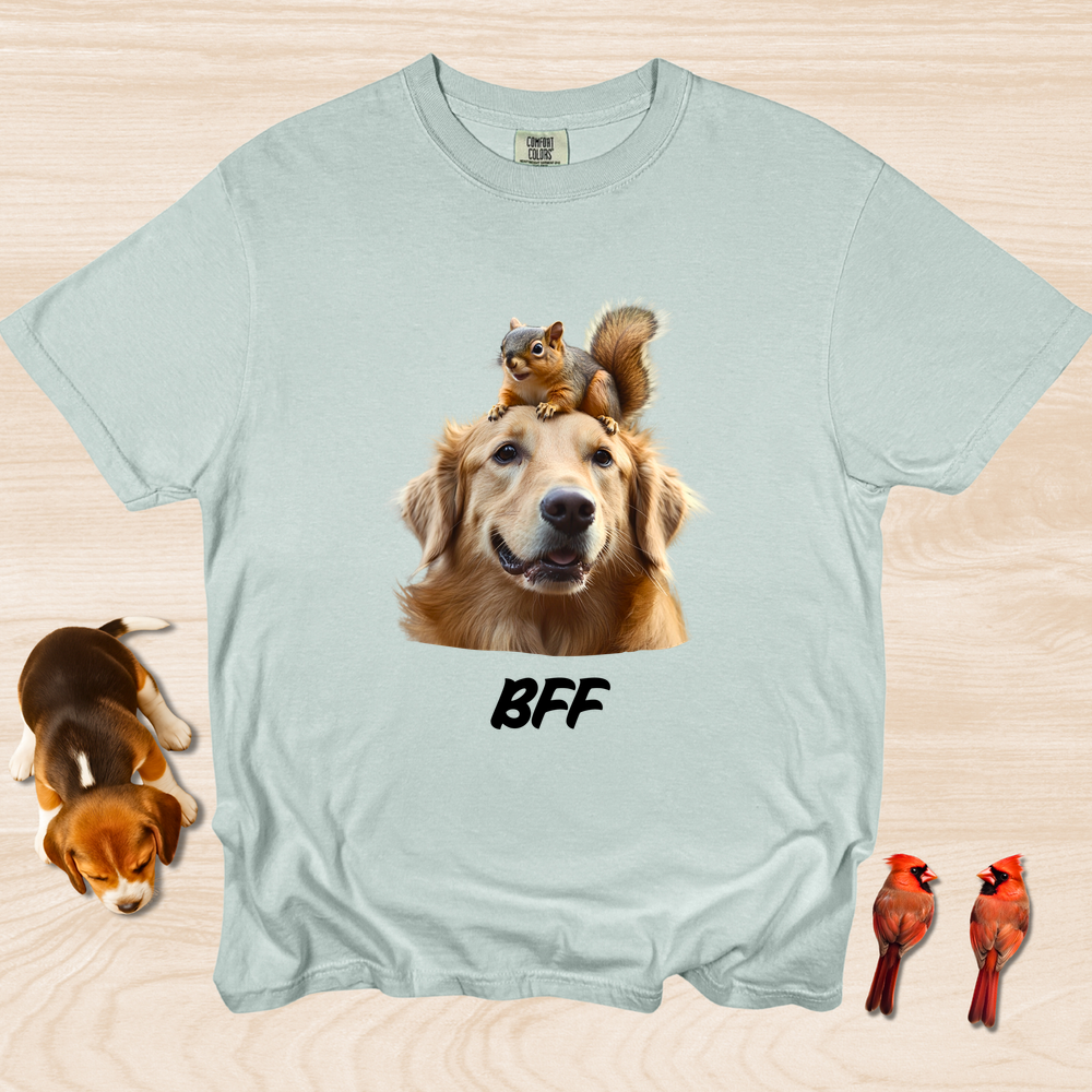 Cute Dog and Squirrel Shirt - BFF