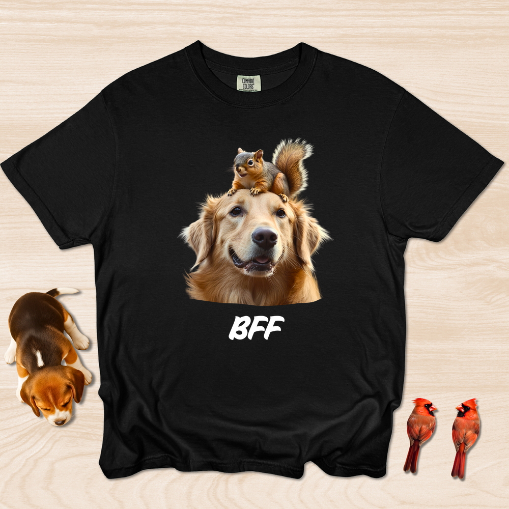 Cute Dog and Squirrel Shirt - BFF