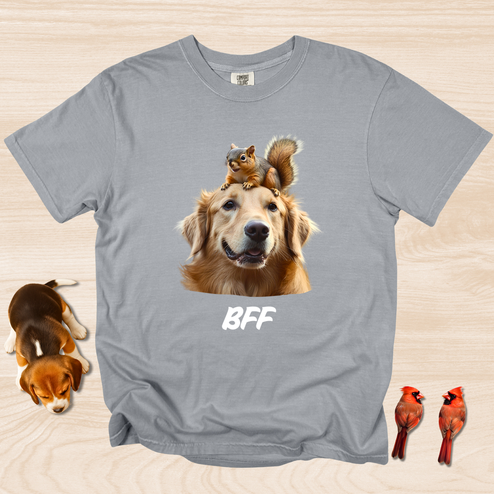 Cute Dog and Squirrel Shirt - BFF
