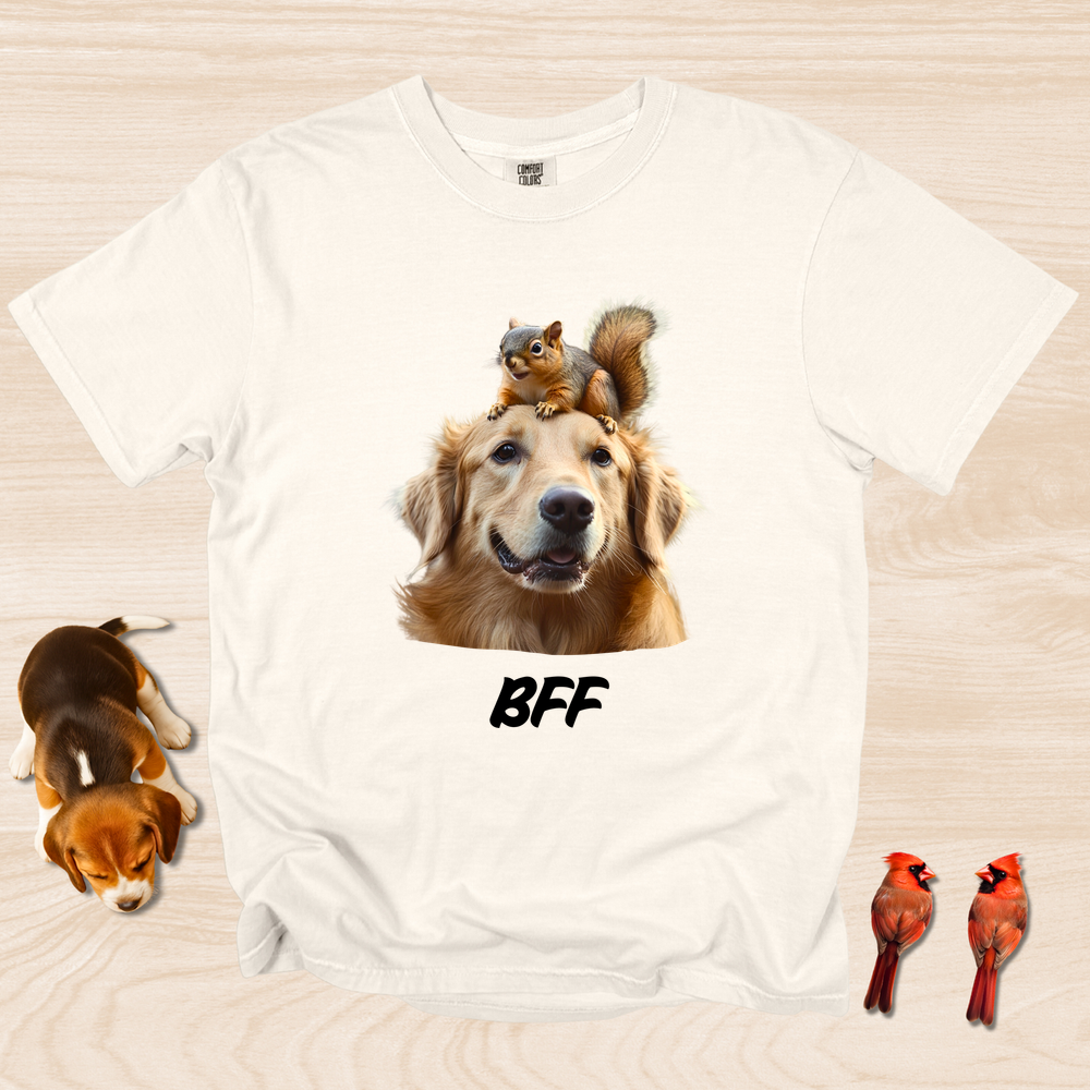 Cute Dog and Squirrel Shirt - BFF