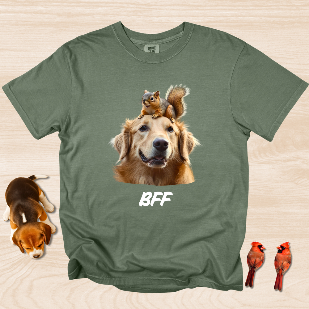 Cute Dog and Squirrel Shirt - BFF