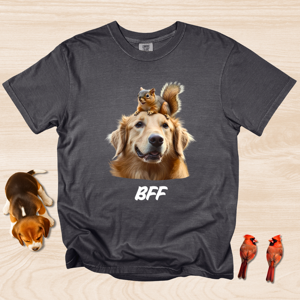 Cute Dog and Squirrel Shirt - BFF
