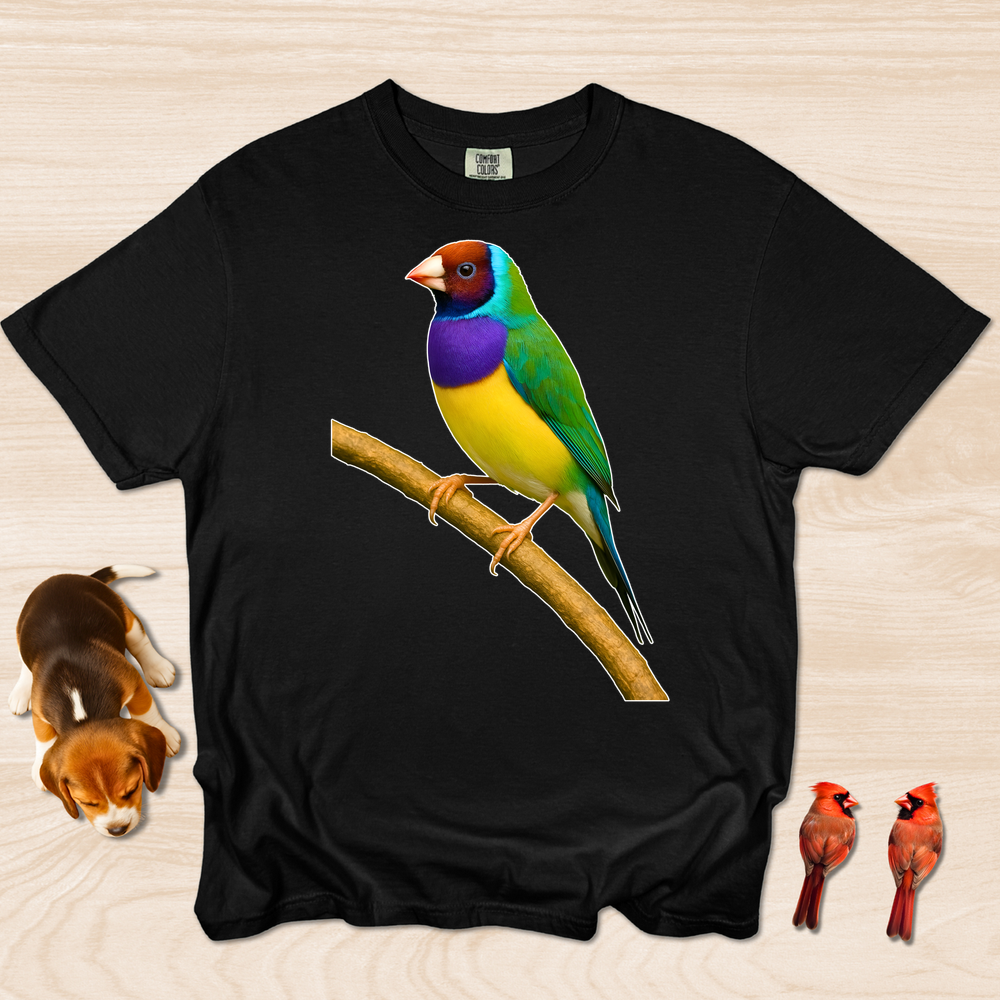 Bird Shirt Gouldian Finch