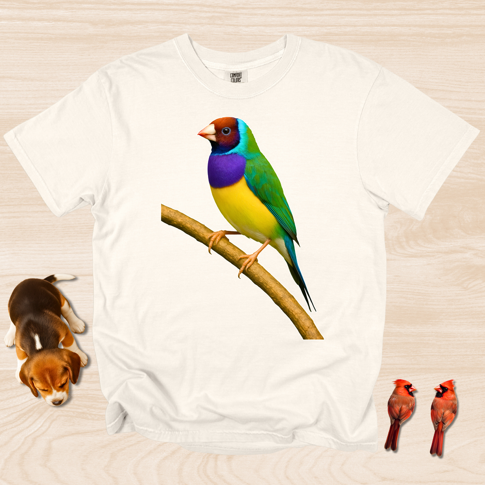 Bird Shirt Gouldian Finch
