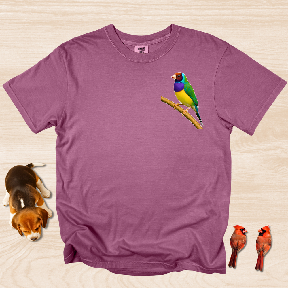Bird Shirt Gouldian Finch