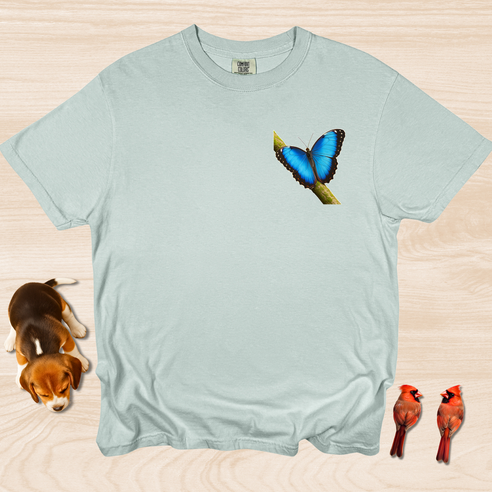 Blue Morpho Butterfly Shirt