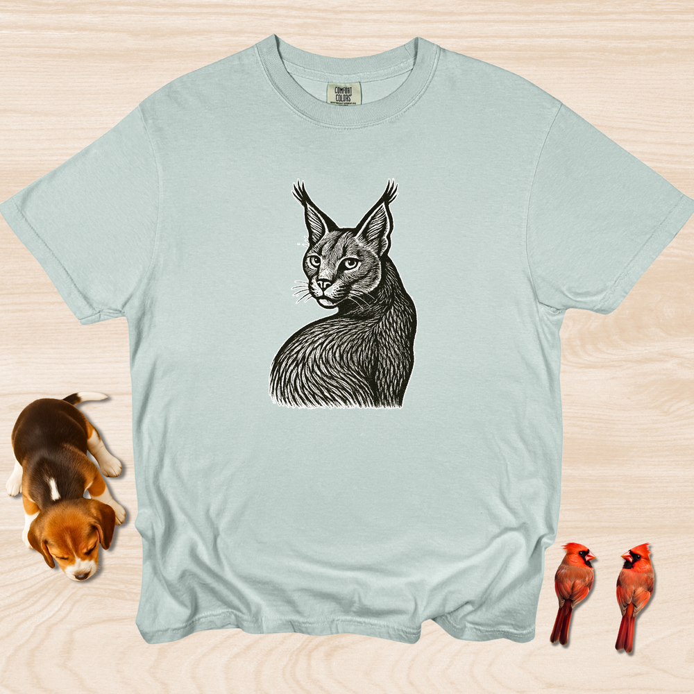 Caracal Linocust Style Looking Back