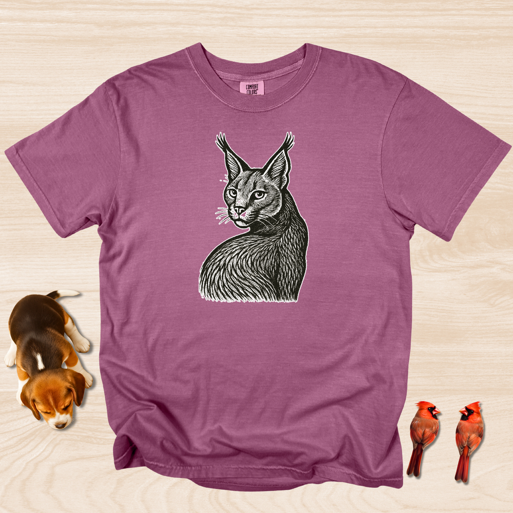 Caracal Linocust Style Looking Back