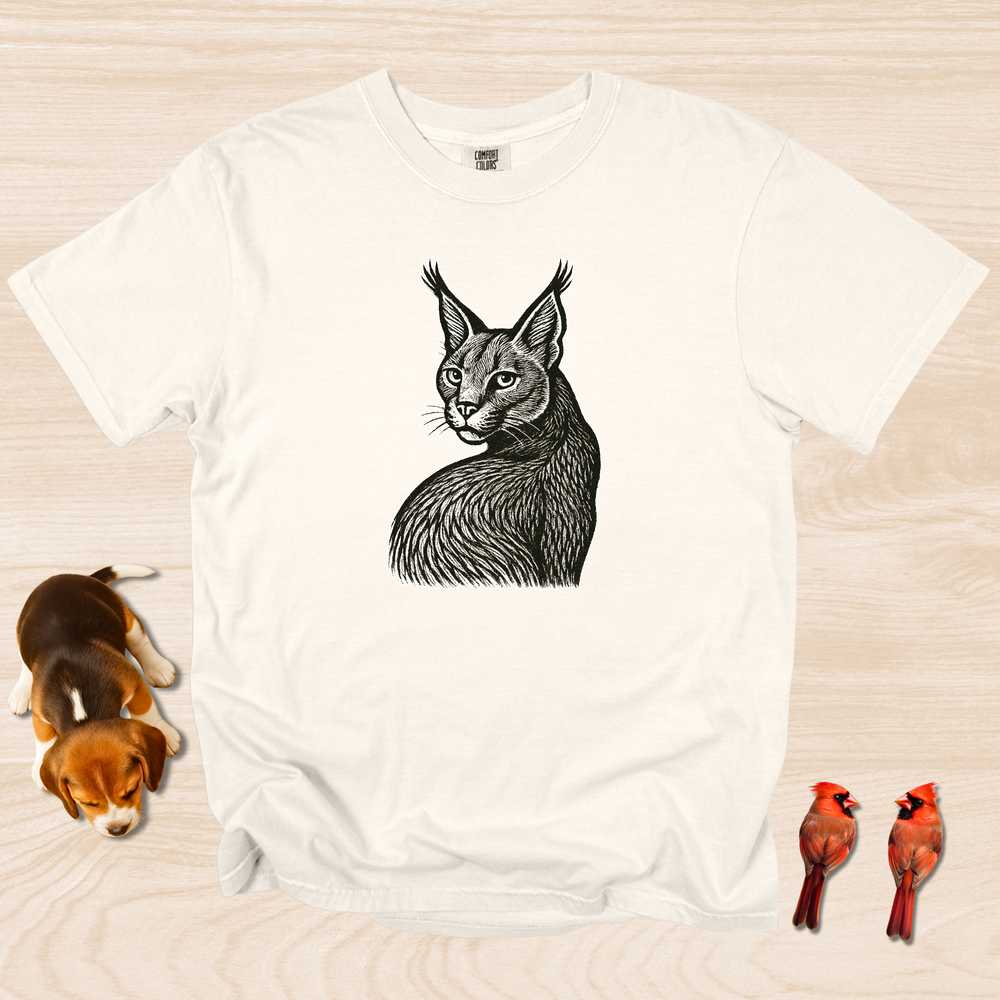 Caracal Linocust Style Looking Back
