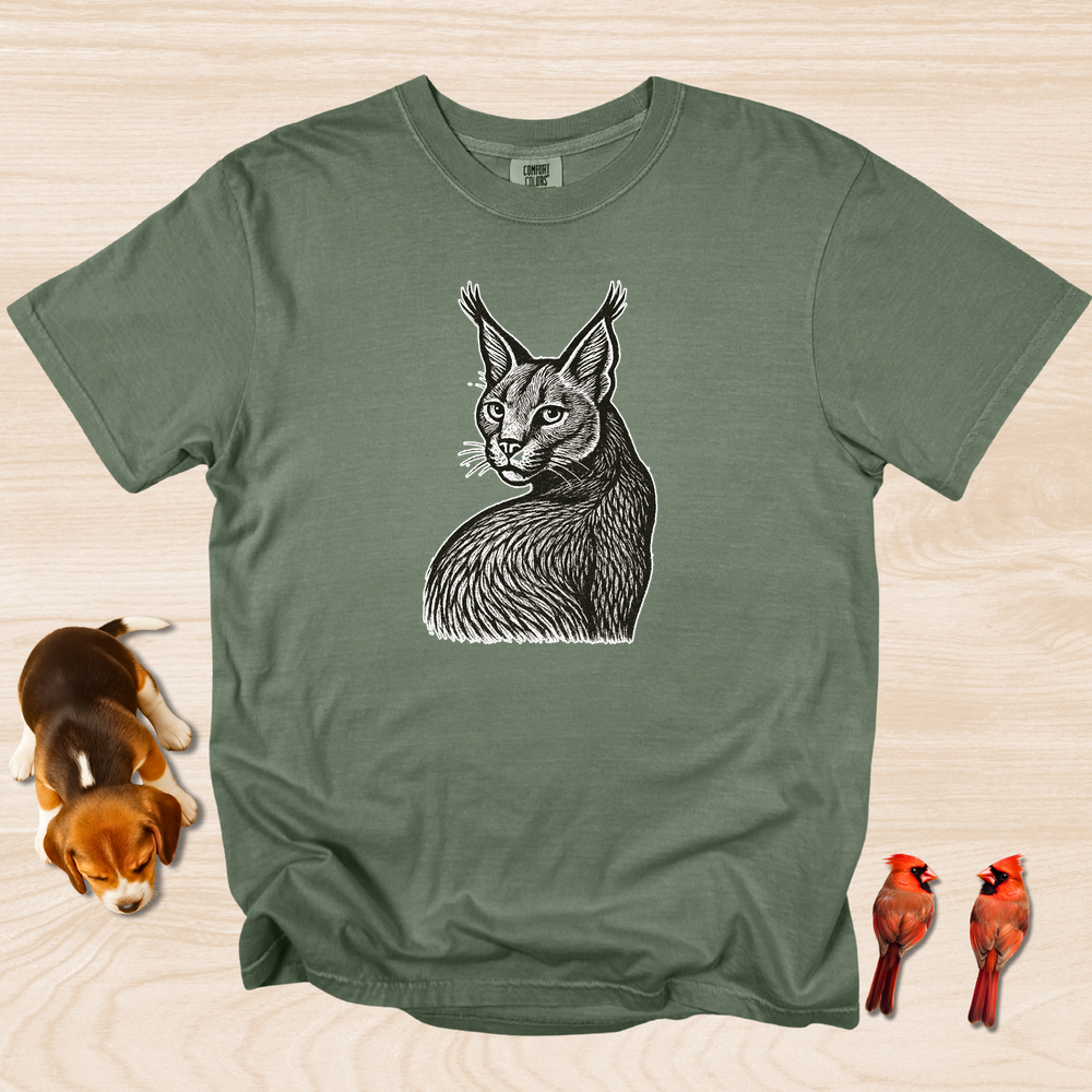 Caracal Linocust Style Looking Back