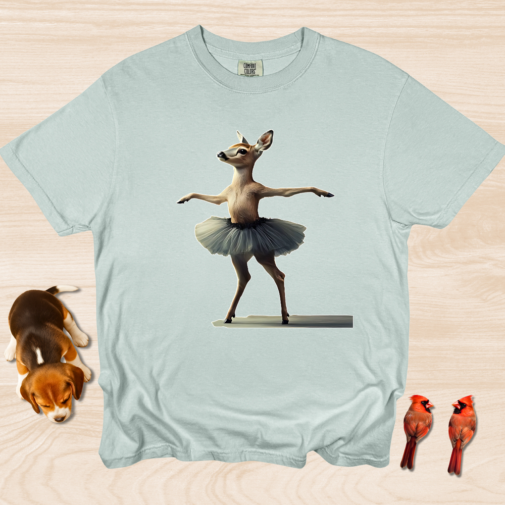 Deer Dance T-shirt, Funny Elegant Ballet Dancer