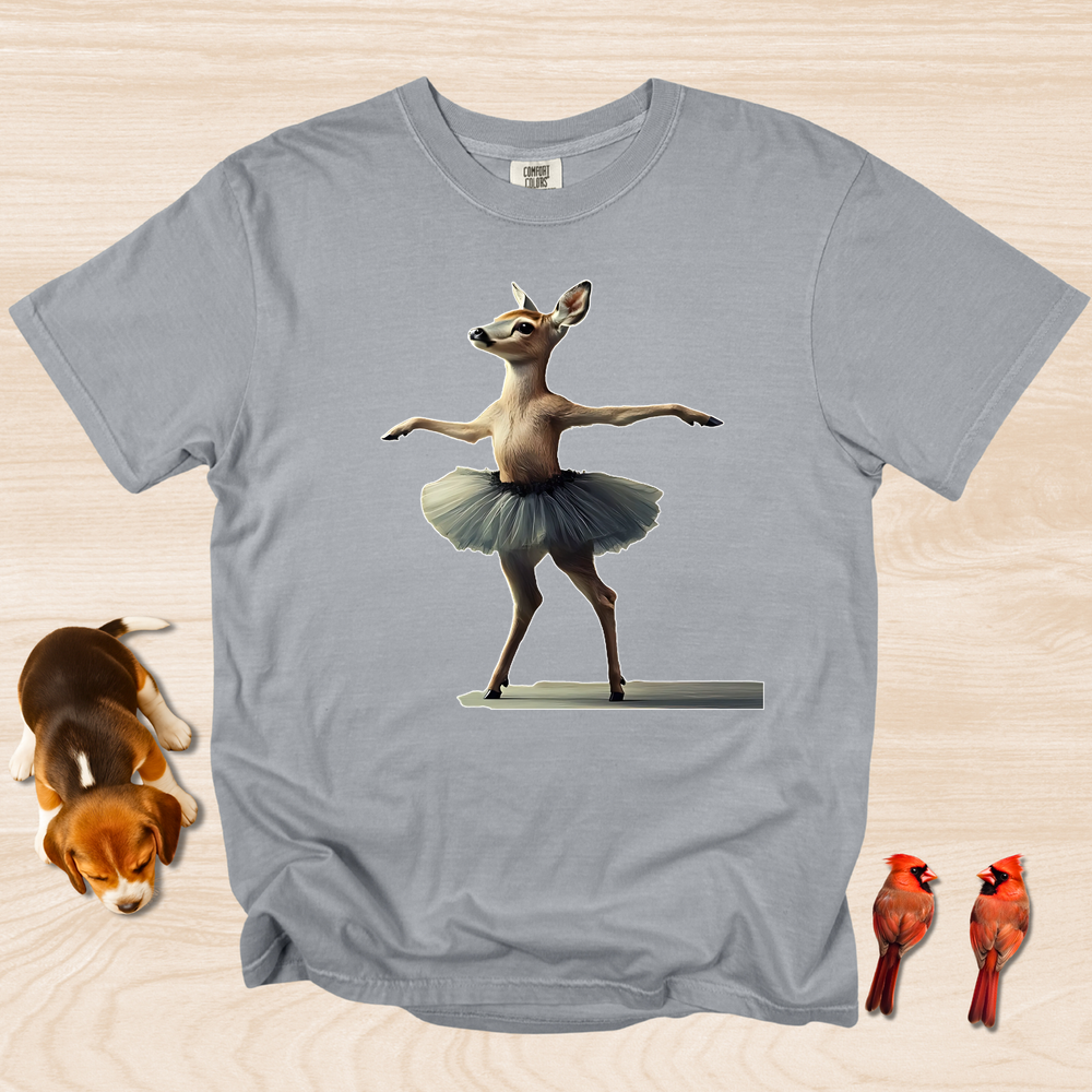 Deer Dance T-shirt, Funny Elegant Ballet Dancer