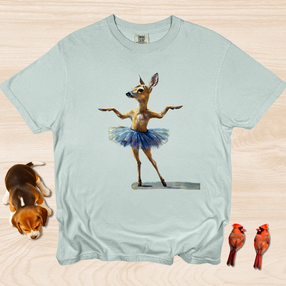 Deer Dance T-shirt, Funny Elegant Ballet Dancer