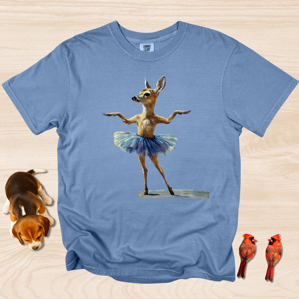 Deer Dance T-shirt, Funny Elegant Ballet Dancer