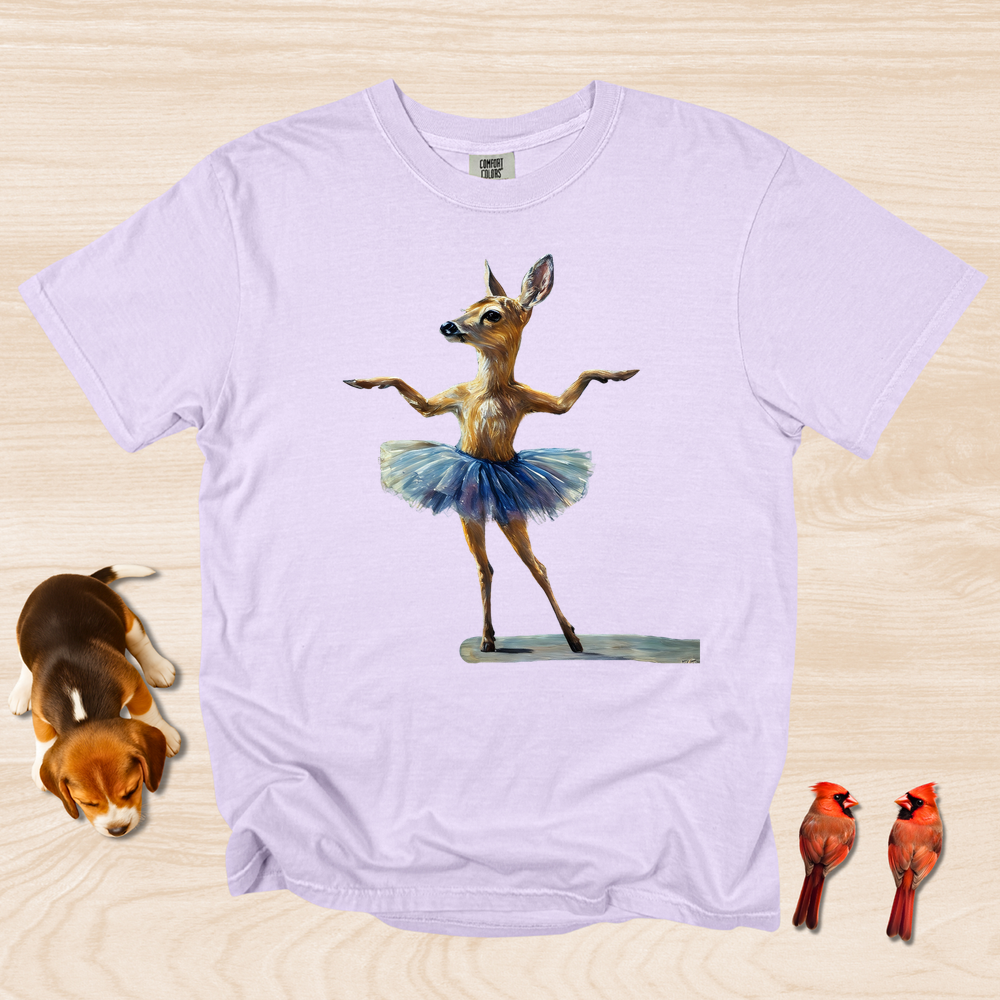 Deer Dance T-shirt, Funny Elegant Ballet Dancer