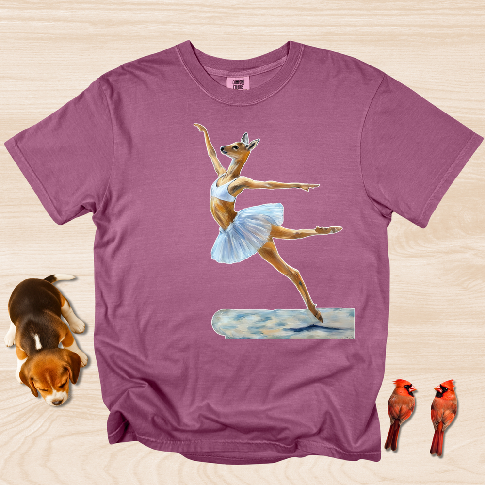 Deer Dance T-shirt, Ballet Dancer