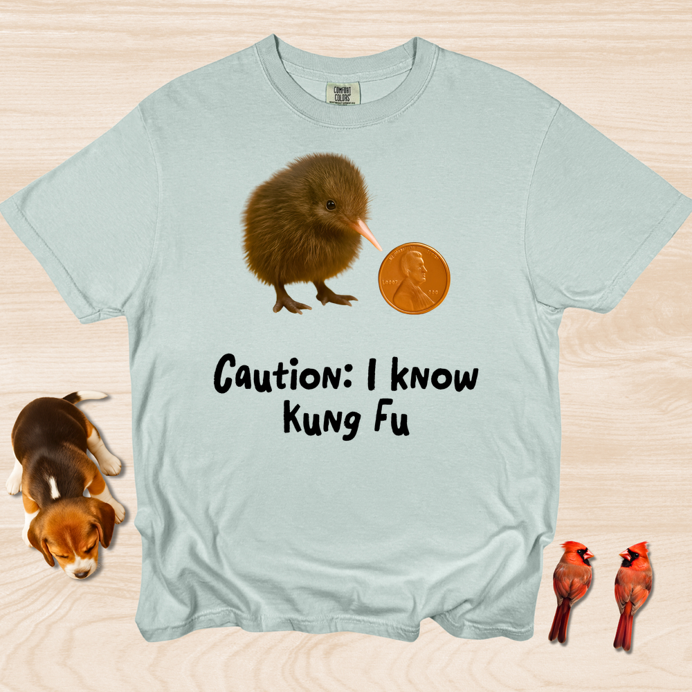 Cute Baby Kiwi Kung Fu Tee