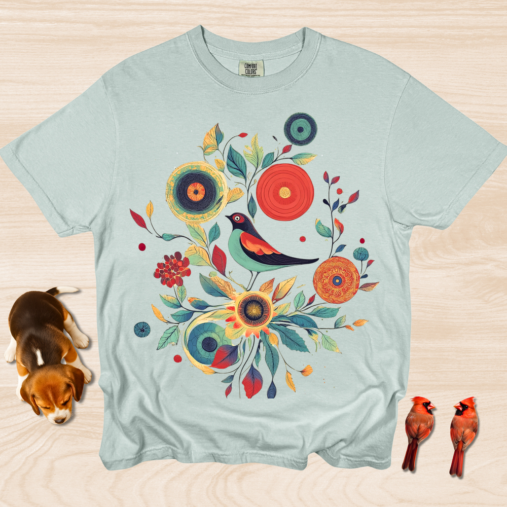 Cottagecore Bird Design