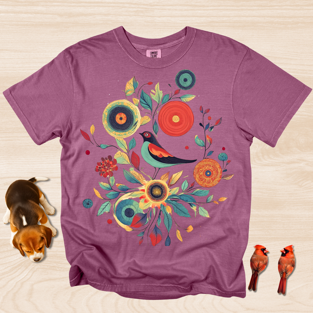 Cottagecore Bird Design