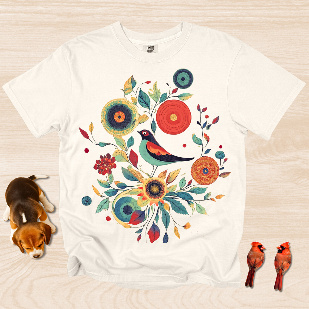 Cottagecore Bird Design