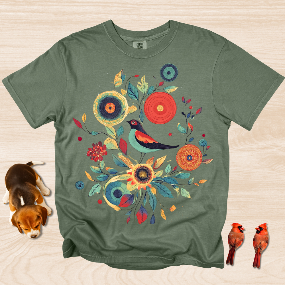 Cottagecore Bird Design