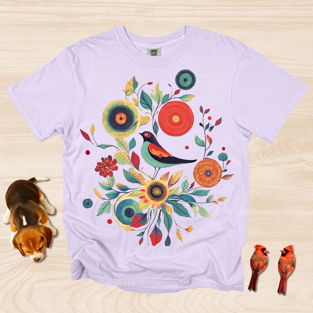 Cottagecore Bird Design