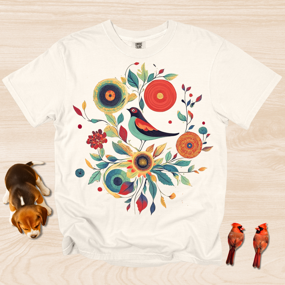 Cottagecore Bird Design