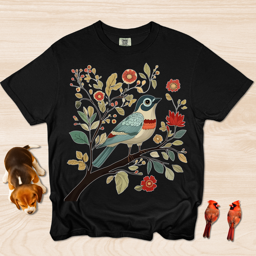 Cottagecore Bird Design