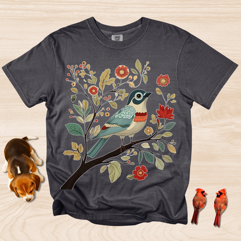 Cottagecore Bird Design