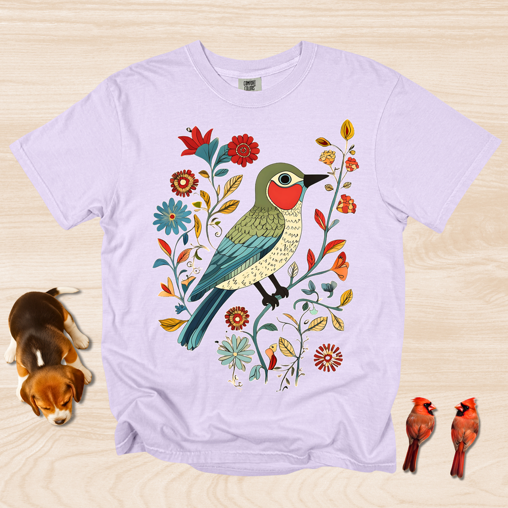 Cottagecore Bird Design