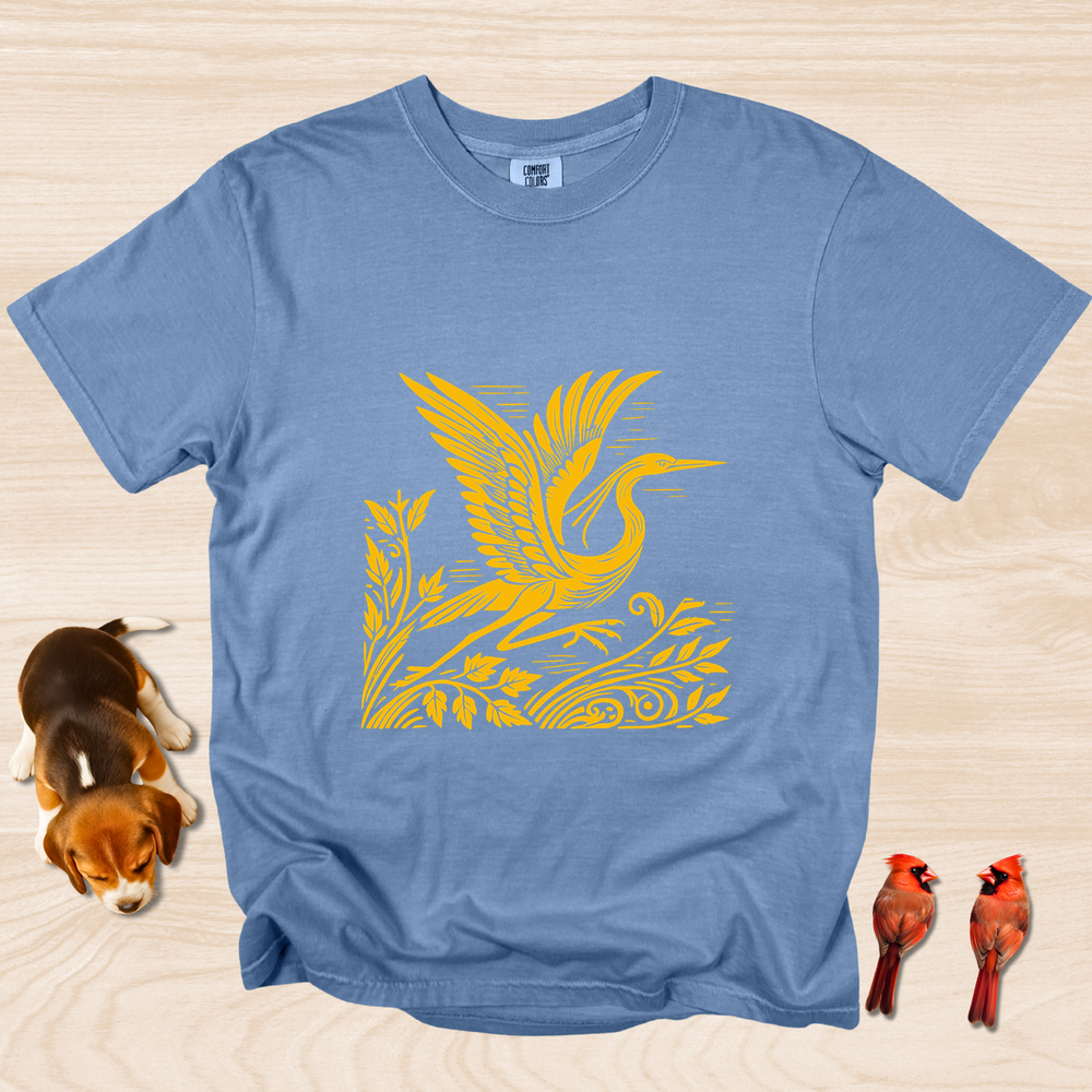 Heron Artistic T-shirt