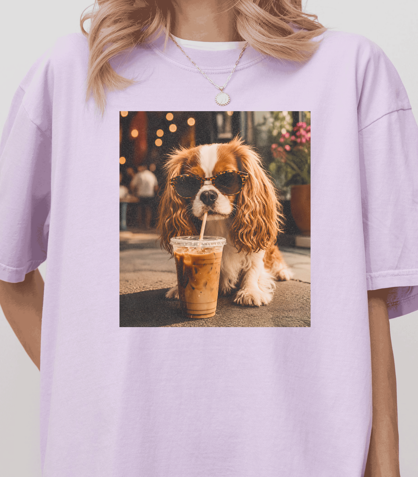 Cute Dog Coffee T-Shirt for Coffee Loving Pet Enthusiasts