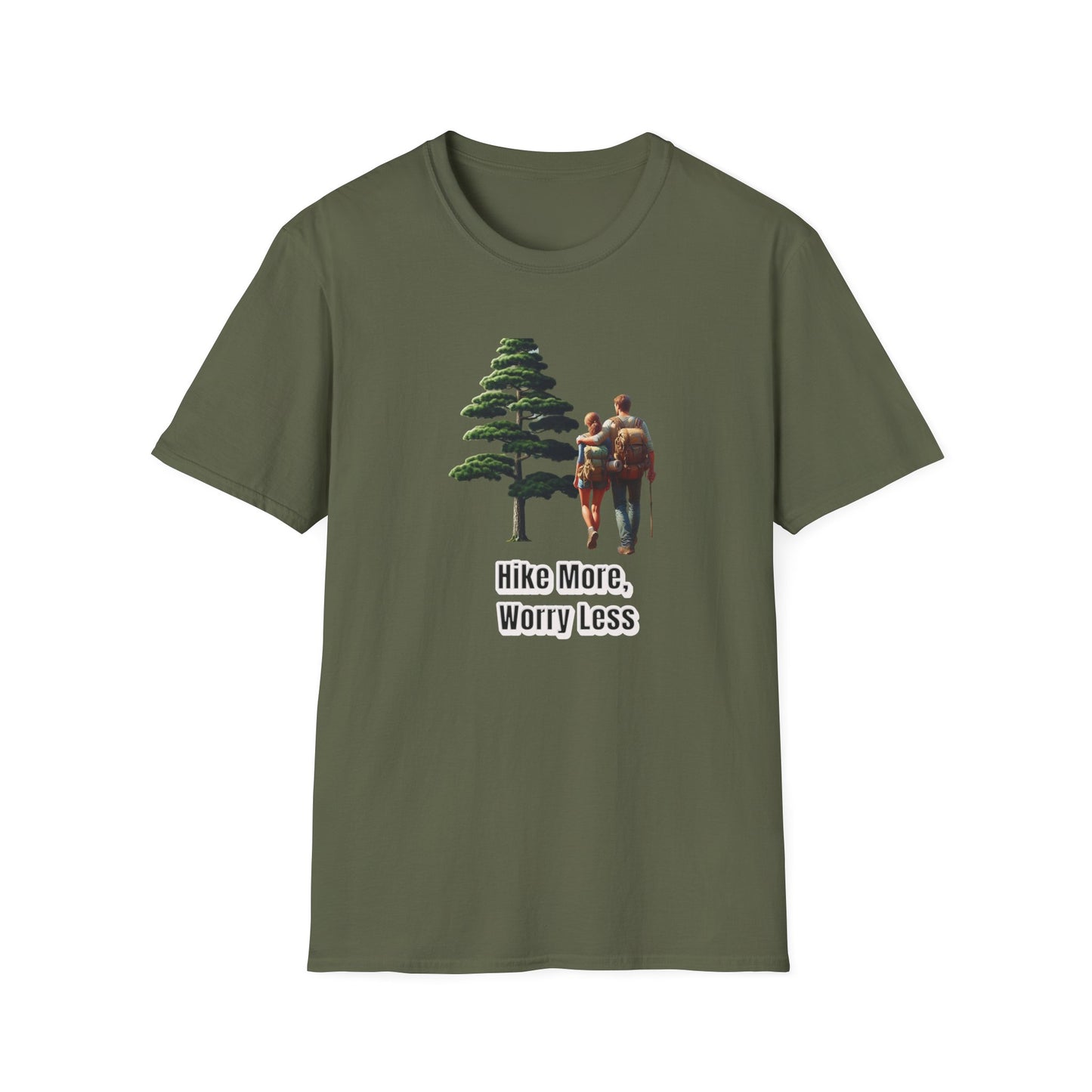 Hike More, Worry Less hiking outdoors shirt