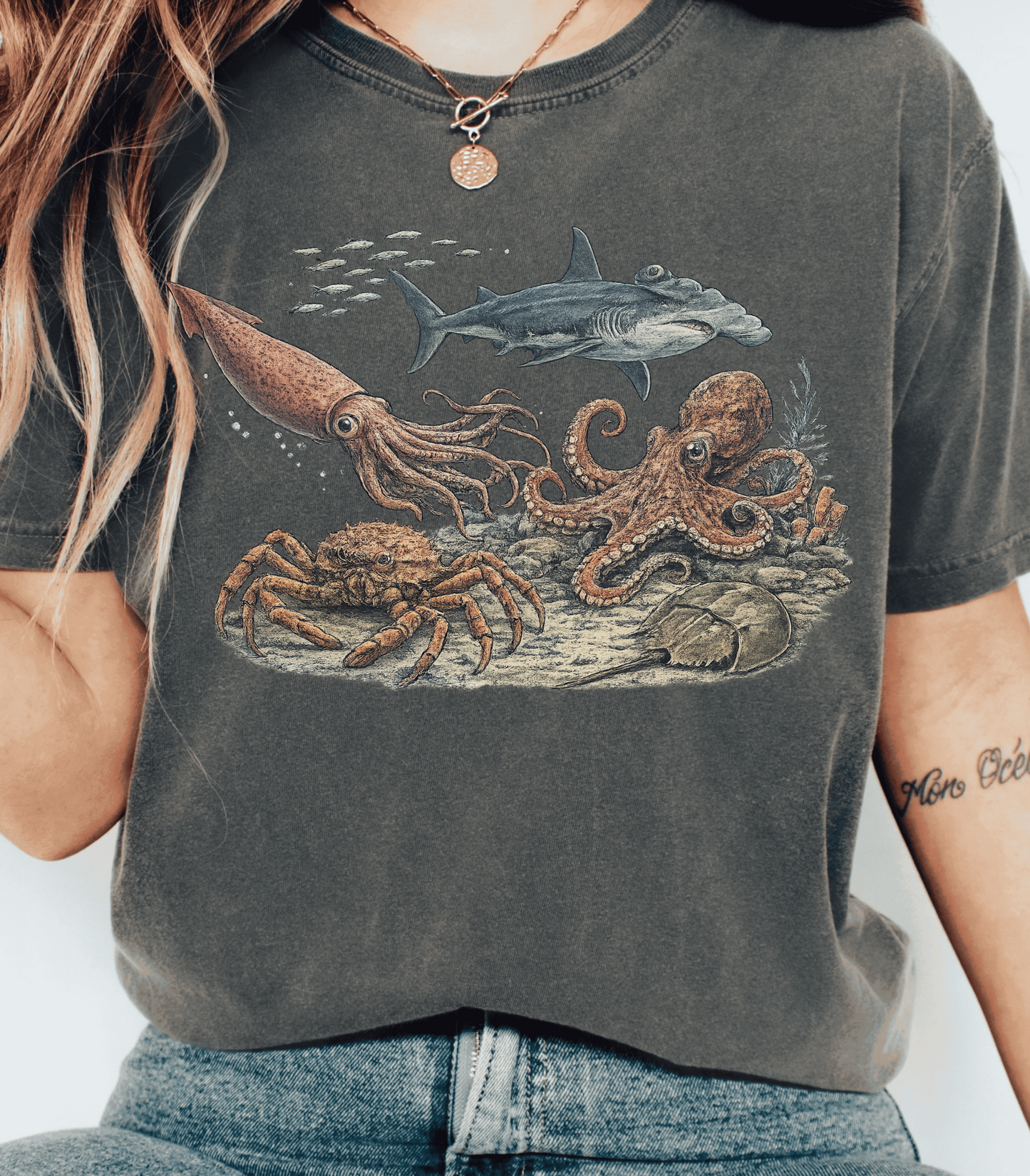 Ocean Animal Lover Shirt - Cute Sea Life Graphic Tee