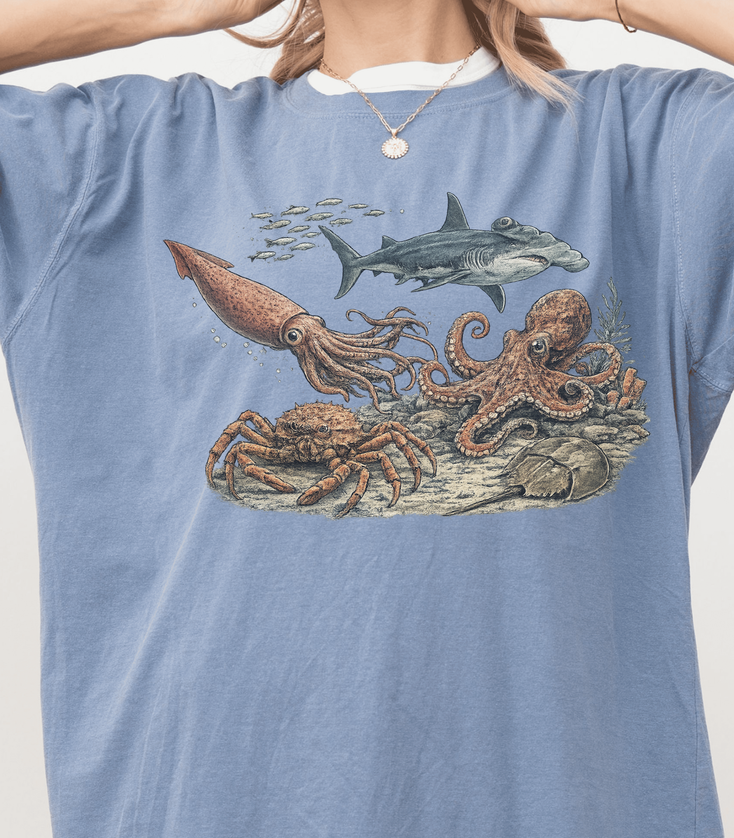 Ocean Animal Lover Shirt - Cute Sea Life Graphic Tee