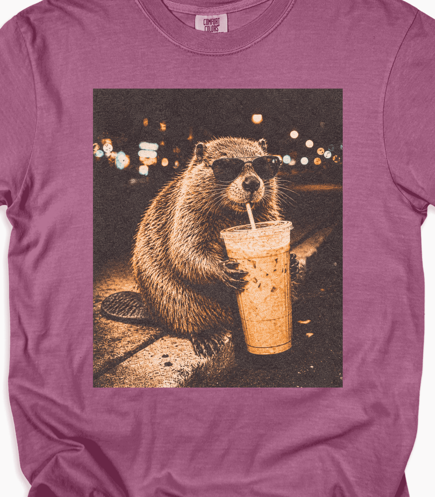 Funny Beaver Coffee Shirt, Animal Lover Gift, Quirky Graphic Tee