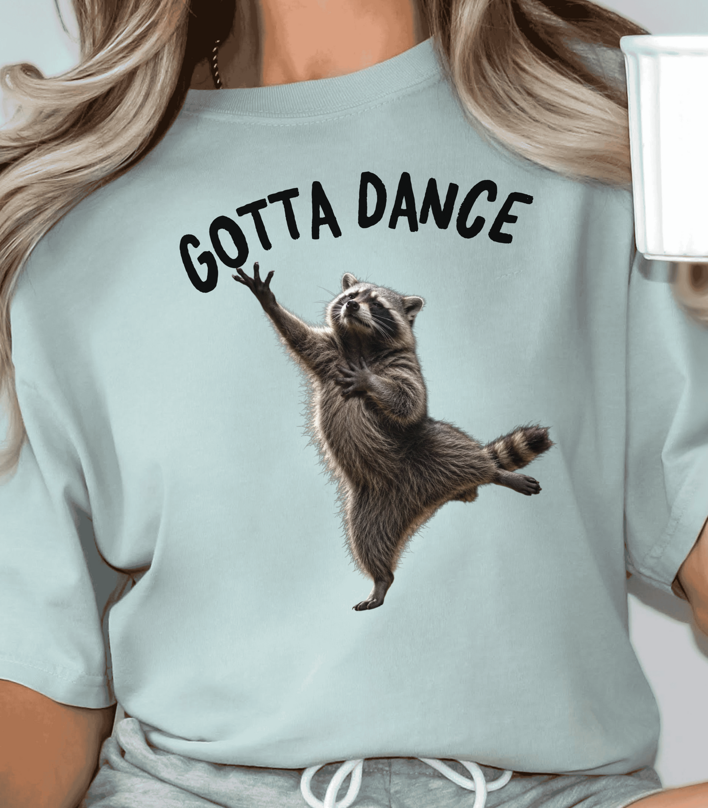 Funny Raccoon Dance Shirt - Cute Quirky Animal Lover Gift