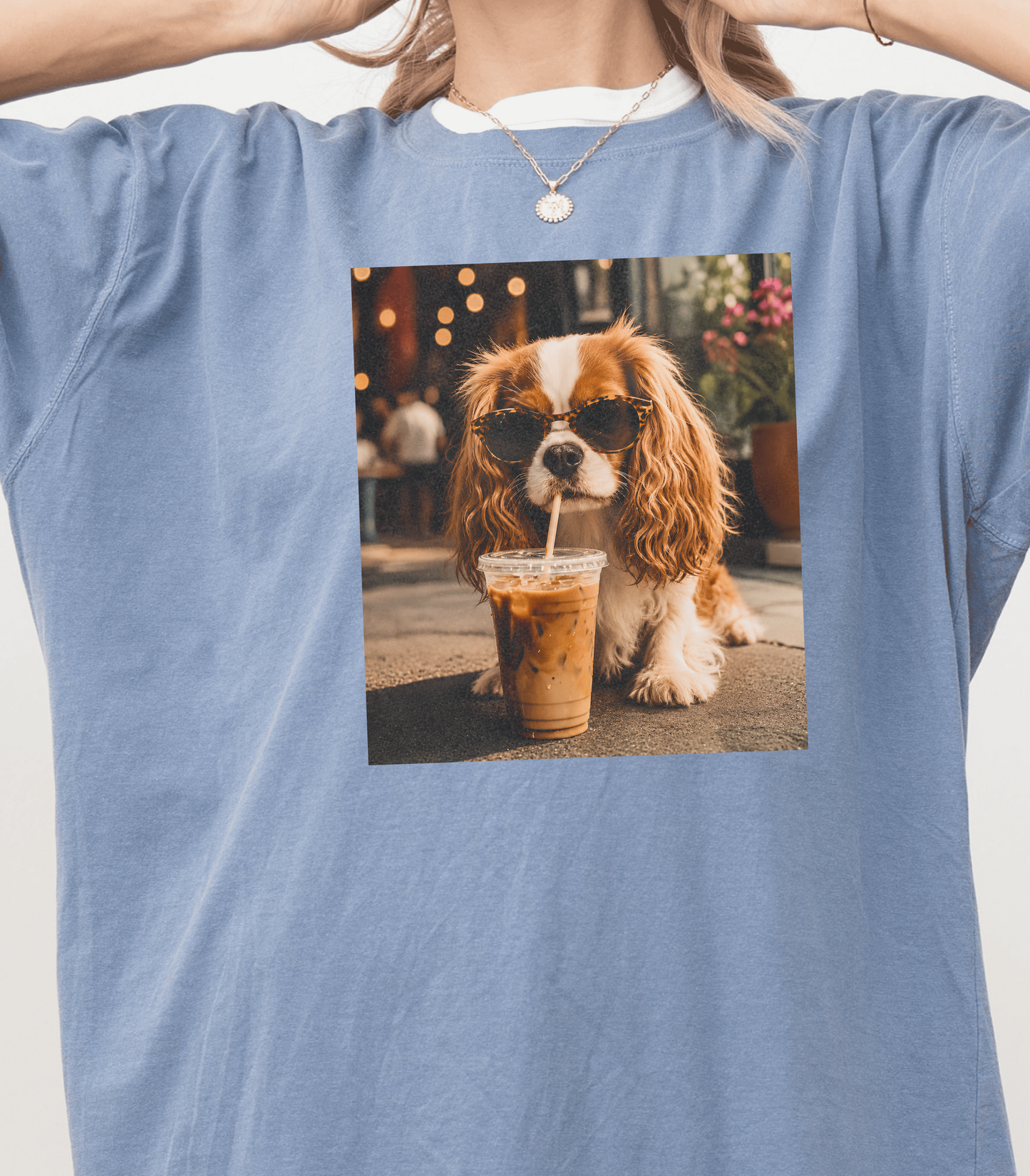 Cute Dog Coffee T-Shirt for Coffee Loving Pet Enthusiasts