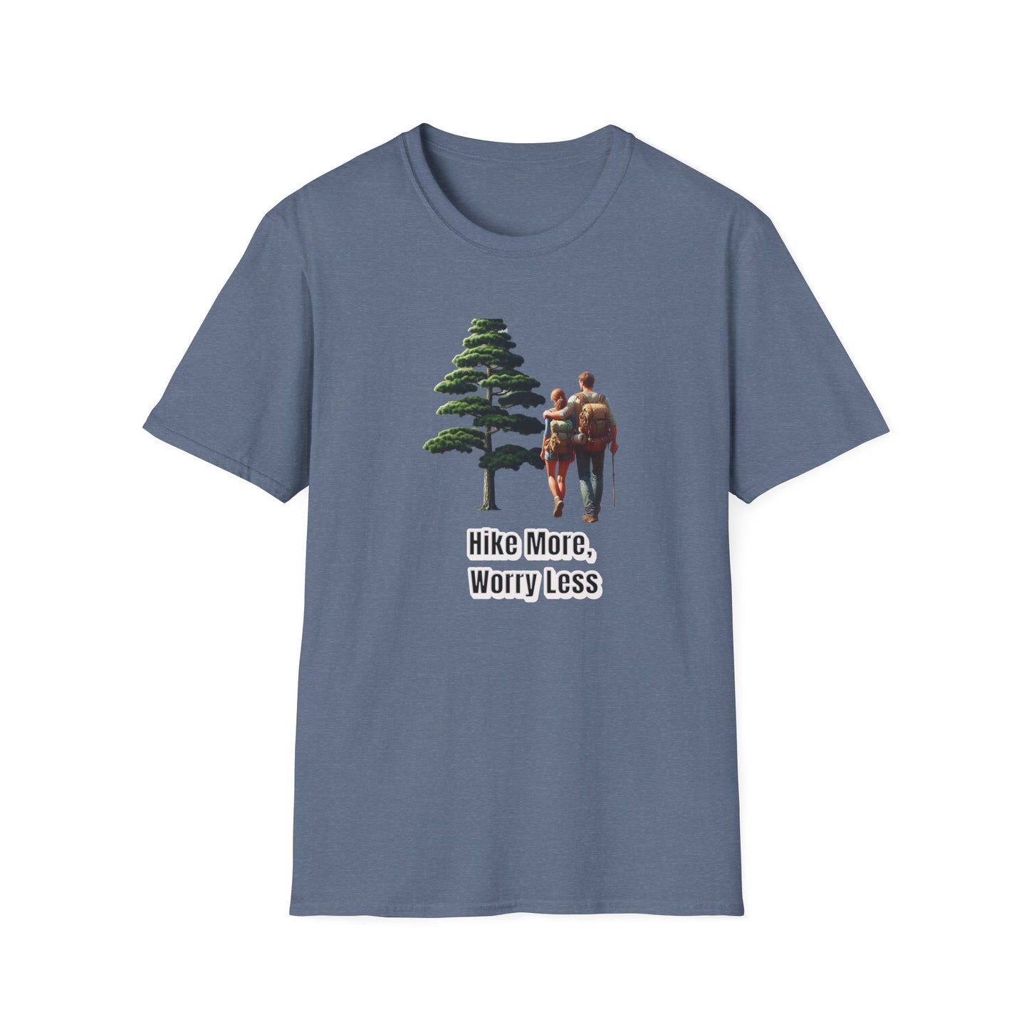 Hike More, Worry Less hiking outdoors shirt