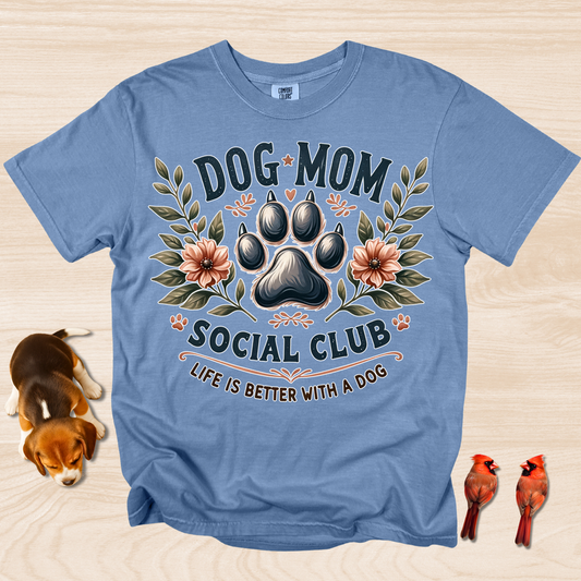 Dog Mom Ocial Club - Blue Jean