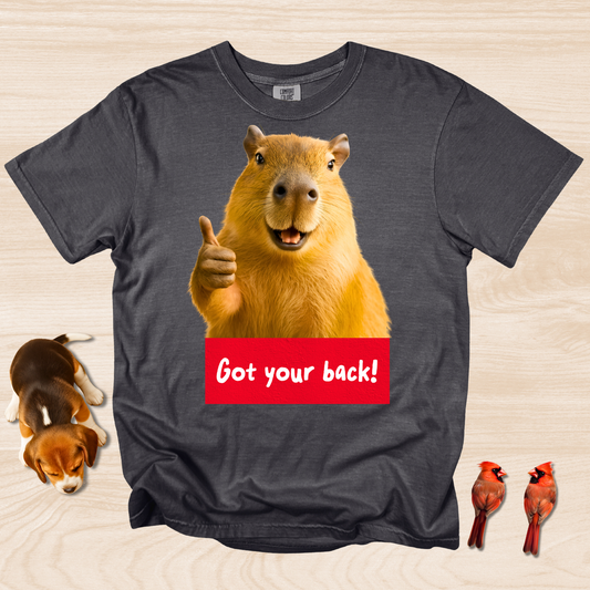Capybara Inspirational Got Your Back Shirt
