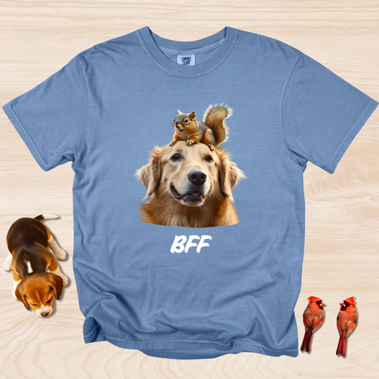 Cute Dog and Squirrel Shirt - BFF